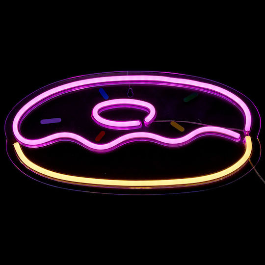 Неоново Декоративно Осветително Тяло Донът LED