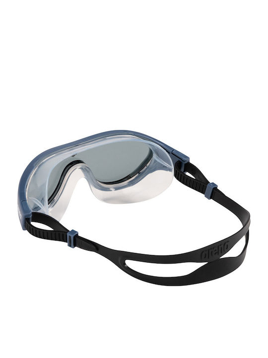 Arena One Mask Swimming Goggles Adults with Anti-fog Lenses Blue