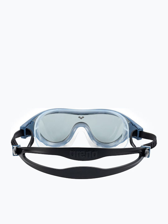 Arena One Mask Swimming Goggles Adults with Anti-fog Lenses Blue