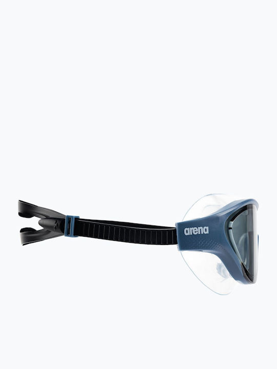 Arena One Mask Swimming Goggles Adults with Anti-fog Lenses Blue