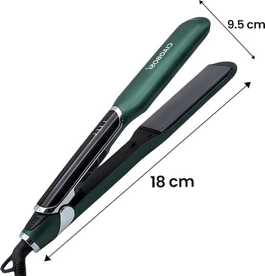 Avizar 45w Versatile Ceramic Hair Straightener Fast Heating Green