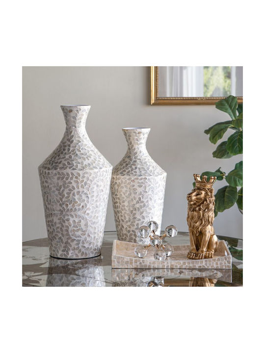 Artekko Dekorative Bambusvase Ecru 25x25xH50cm