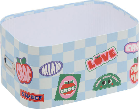 Children's Storage Box Made of Cardboard A-s Chachapop Light Blue 3 Pieces