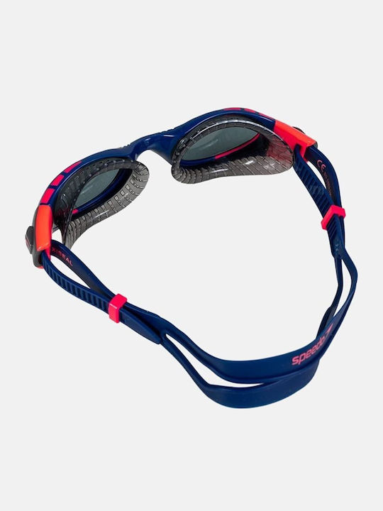 Speedo Futura Biofuse Flexiseal Tri Swimming Goggles Adults Blue