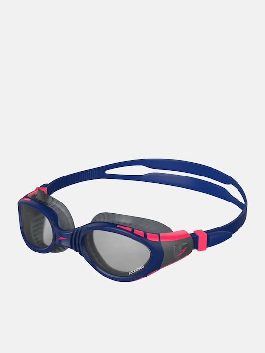 Speedo Futura Biofuse Flexiseal Tri Swimming Goggles Adults Blue