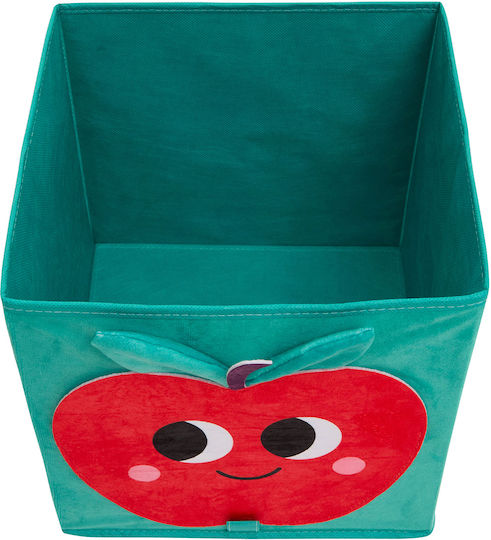 Children's Fabric Storage Box A-s Chachapop Turquoise 29x29x29cm