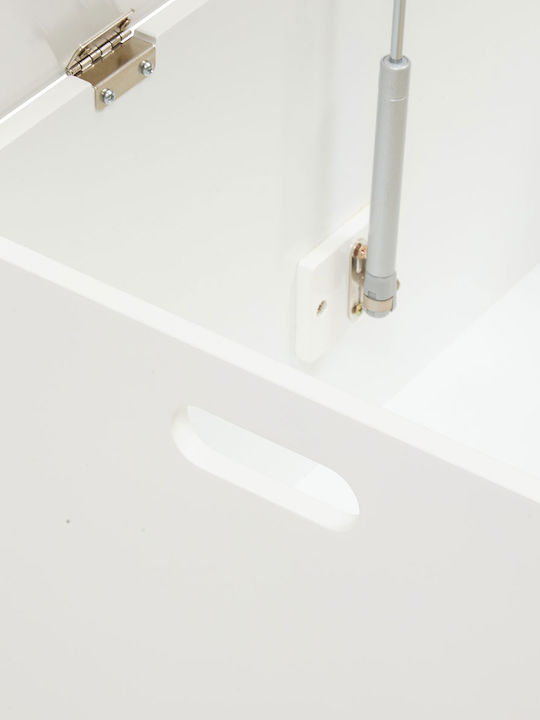 Children's Storage Box Made of Wood A-s Bouli White 60x36x41.5cm