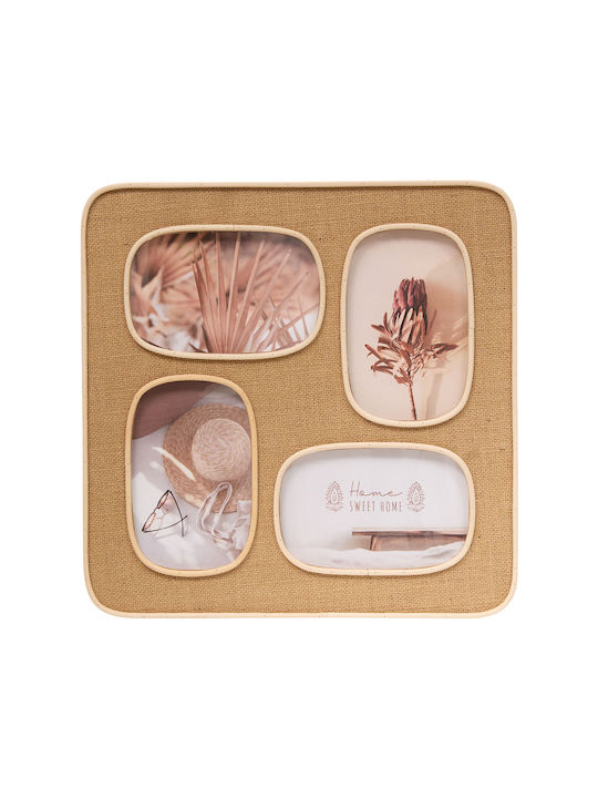 Sien Wall Photo Frame Wooden with Beige Frame