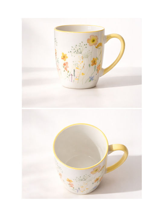Kaemingk Porcelain Yellow Mug 330ml