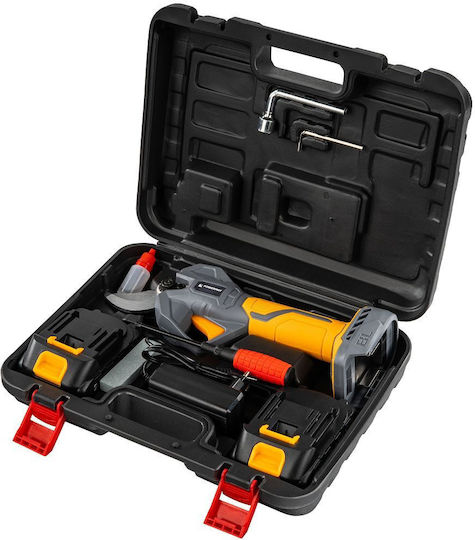 Powermat Battery Pruner Brushless 21V 2x2Ah with Maximum Cutting Diameter 30mm in Carrying Case