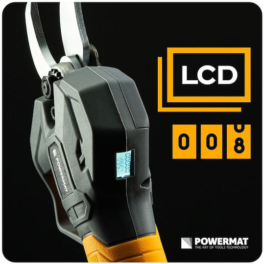 Powermat Battery Pruner Brushless 21V 2x2Ah with Maximum Cutting Diameter 30mm in Carrying Case