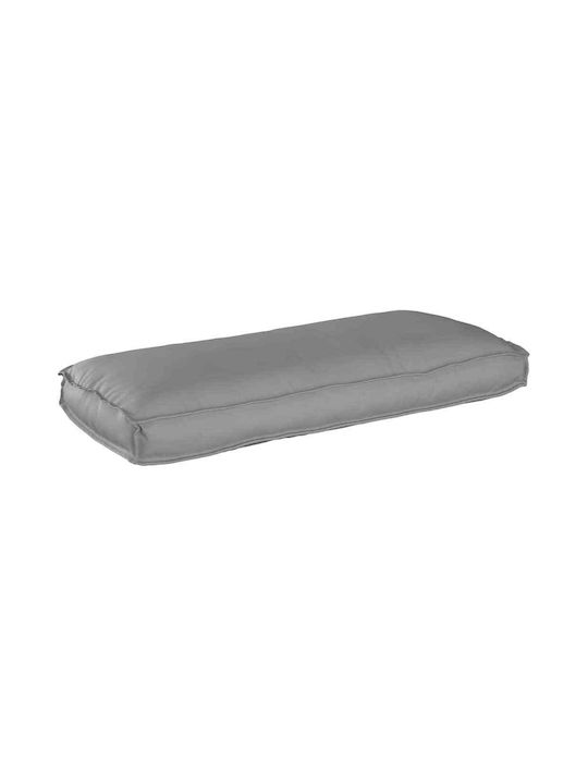 vidaXL Waterproof Garden Chair Cushion with Backrest Oxford Grey 3 Pieces