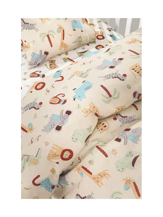 Guy Laroche Σετ Μονά Jungle Natural 165x250cm