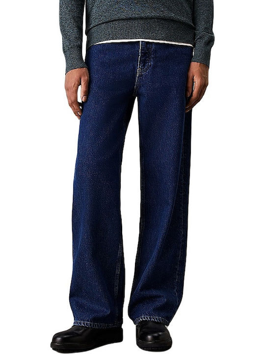90's Ανδρικό Παντελόνι Τζιν με Loose Εφαρμογή Denim