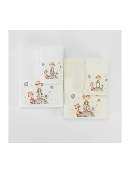 Borea Σετ Βρεφικές Πετσέτες 2τμχ Little Prince 30x50cm