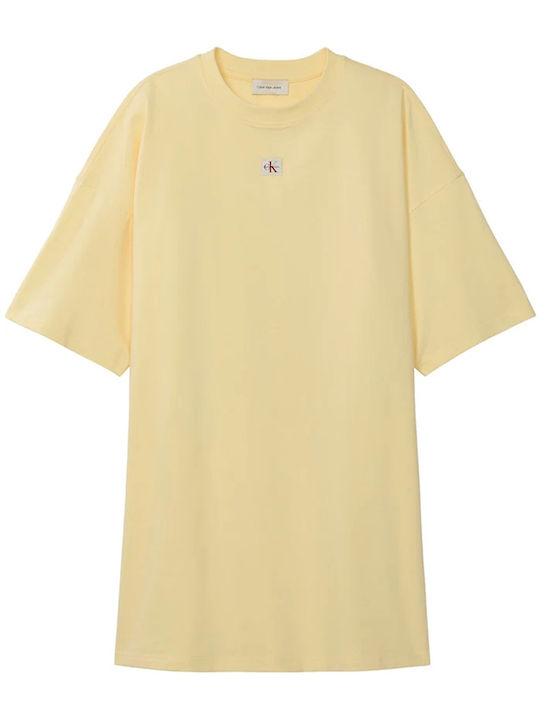 Summer Mini T-Shirt Dress Blonde