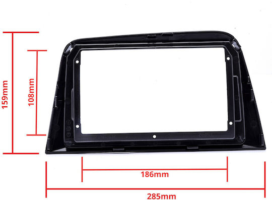 Einparts Autoradio-Einbaurahmen Sitz Altea 2004–2015 Toledo 2004–2009 Clip