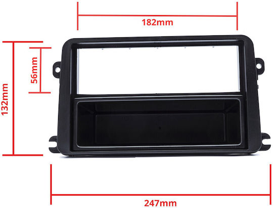 Einparts Cadru Adaptor Skoda Volkswagen Seat 2003-2006 Cleme Șuruburi