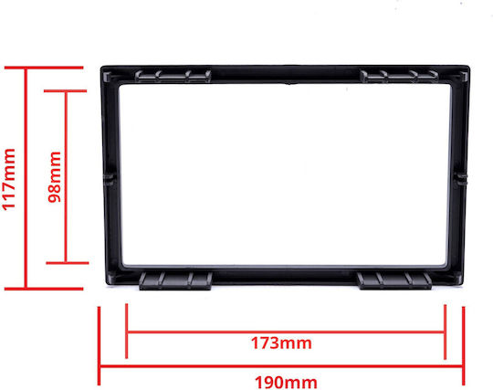 Einparts РадиоCD Рамки За Автомобил Ford Galaxy 2000-2006 Sharan 2004-2010 Clips