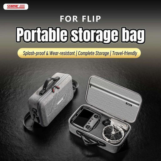 Gray Fabric Battery Carrying Bag for DJI Flip