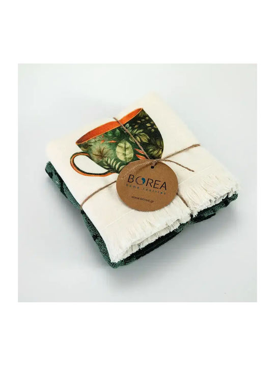Borea Prosop De Ceai Keat Verde În Culoare Verde 40x65cm 2 Bucăți Borea Prosop De Ceai Keat Verde În Culoare Verde 40x65cm 2 Bucăți