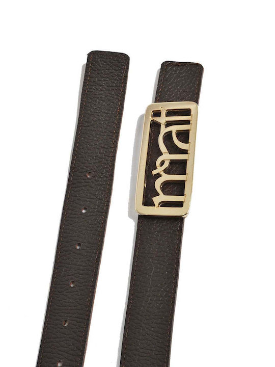 Leather Women's Brown Belt 8535.9014.N-miele