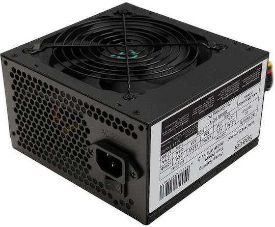 Spacer TP800 800W Μαύρο Τροφοδοτικό Υπολογιστή Full Wired