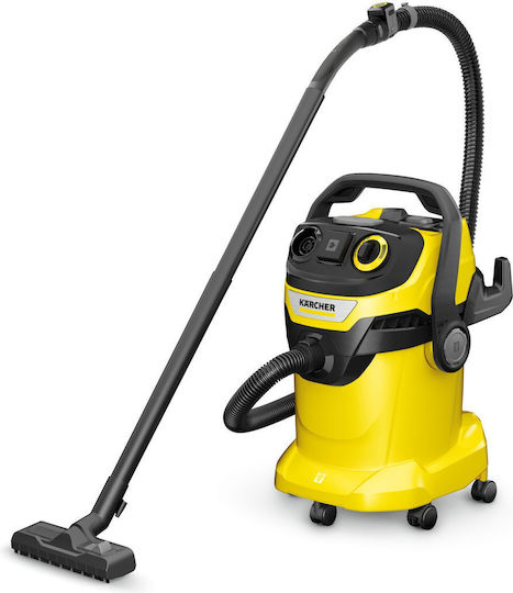 Karcher WD 5 Control P 25/5/22 Σκούπα Στερεών 1200W με Ανοξείδωτο Κάδο 25lt