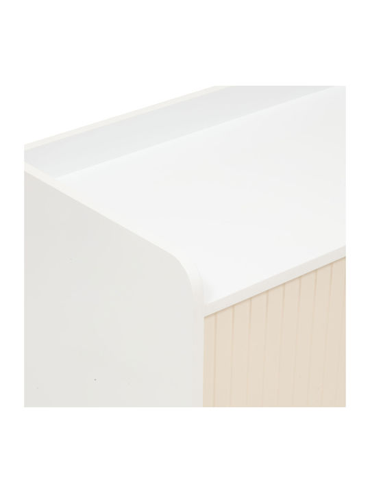 A-s Bouli Βιβλιοθήκη Δαπέδου Ξύλινη Μπεζ 60x30x75.5cm