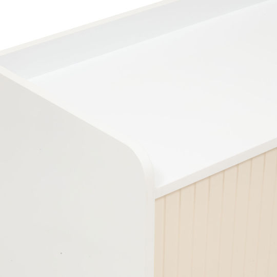 A-s Bouli Βιβλιοθήκη Δαπέδου Ξύλινη Μπεζ 60x30x75.5cm