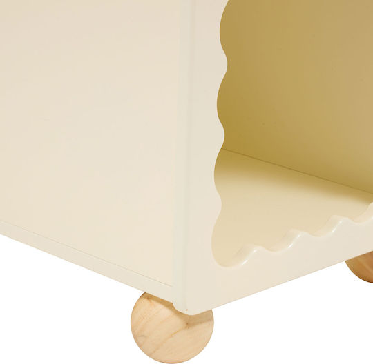A-s Bouli Floor Bookcase Wooden Beige 31x30x64cm