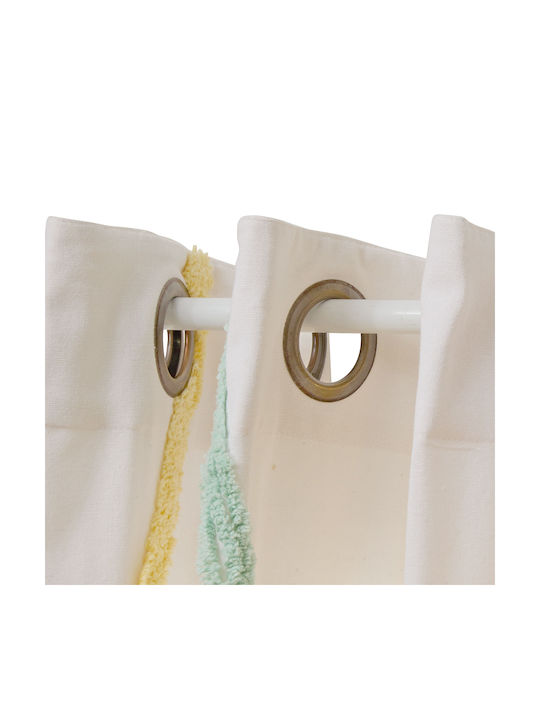 Kids Blackout Curtain A-s Tufy with Grommet Tops Ecru 140x260cm