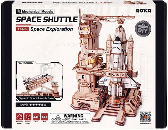 Robotime Lka02 Rokr Space Shuttle 446pcs