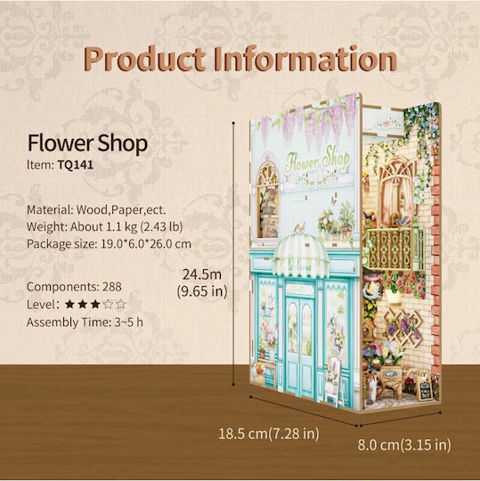 Tonecheer Jucărie de Construcție Puzzle 3D din Lemn