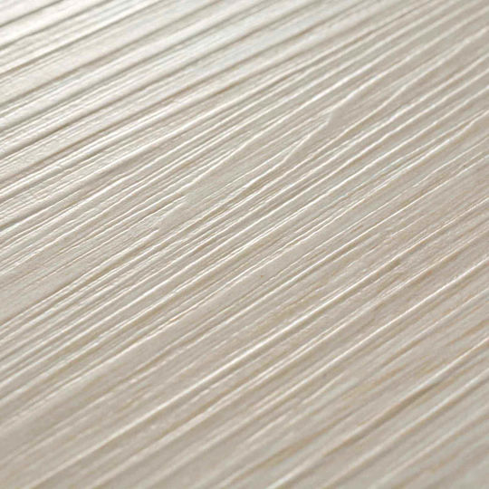 vidaXL Set Plastic Floor PVC with 36 Tiles 2mm M91.5xP15cm White