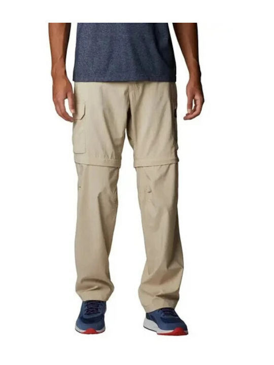 Columbia Silver Ridge Utility Convertible Lang Hose Wandern Beige