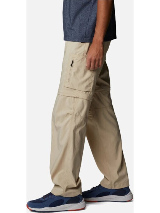 Columbia Silver Ridge Utility Convertible Lang Hose Wandern Beige