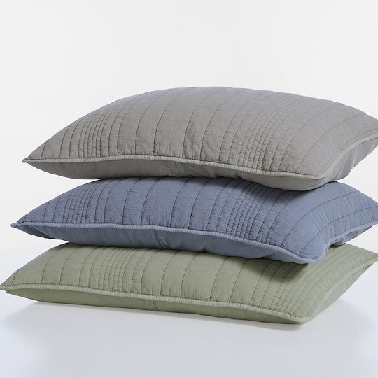 Nef-Nef Homeware Σετ Μαξιλαροθήκες Μπλε 52x72εκ.