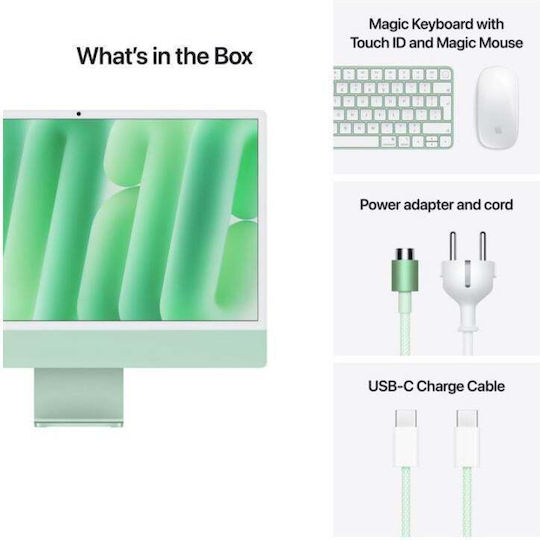Apple IMac 24" 2024 (M4 10 Nuclee 16GB 256GB SSD 10-Core GPU macOS) Verde