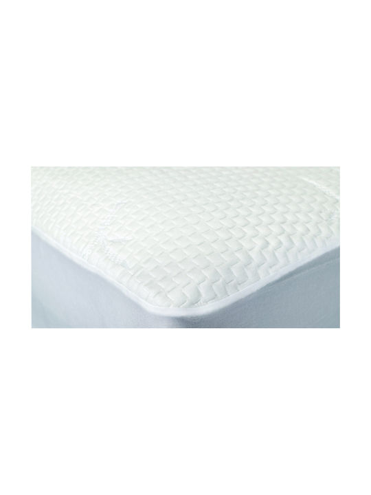 La Luna Bamboo Pillow Protector Waterproof White 50x75cm.
