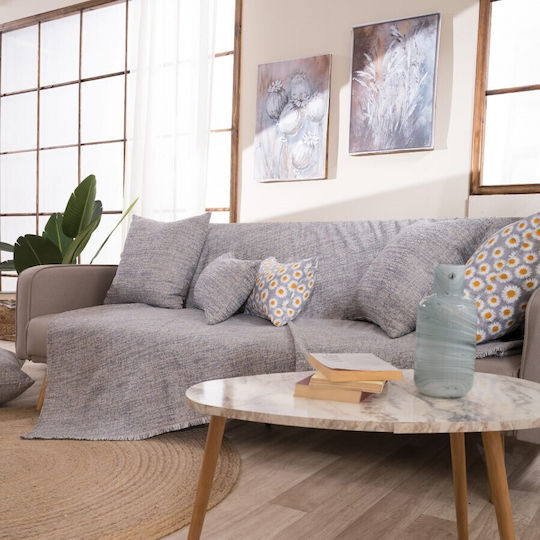 Teoran Forli Viersitzer-Sofa Überwurf Chenille 180x350cm