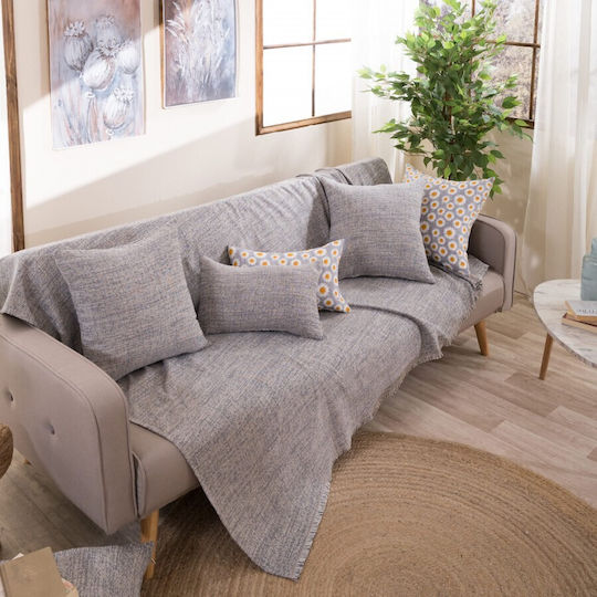 Teoran Forli Viersitzer-Sofa Überwurf Chenille 180x350cm