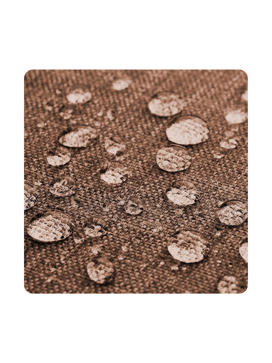 Garden Chair Cushion with Brown Backrest
