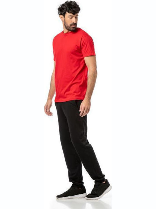 Short Sleeve Red Blouse