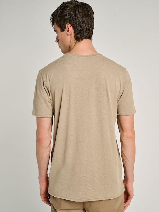 T-Shirt Beige Offen