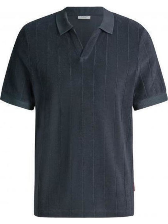 Polo Blouse Dark Blue