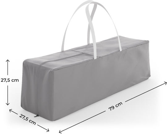 Kinderkraft Leody Кошара За Игра 2 Нива С Матрак Сив 126x76см