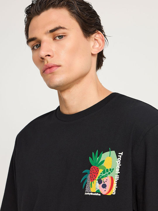 T-shirt Μαύρο
