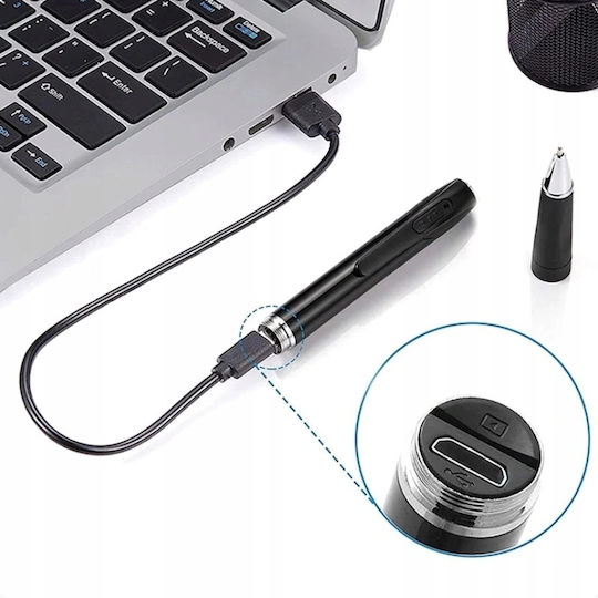 Cameră Ascunsă Stilou Full Hd Iuni W8 64gb Înregistrare Video-Audio Fotografii