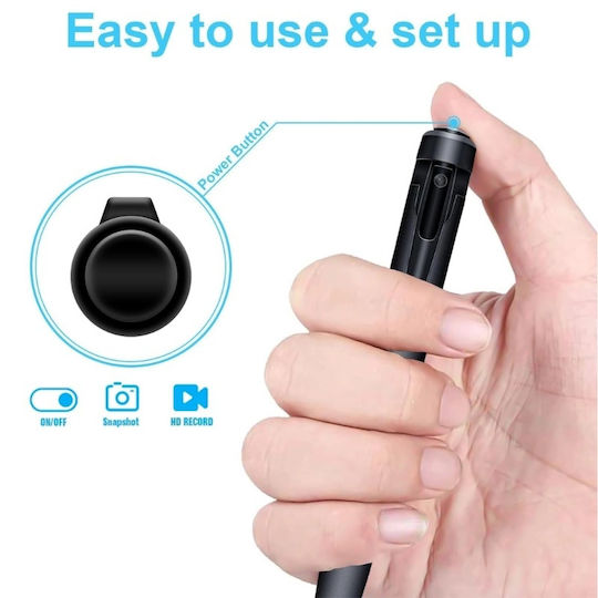Cameră Ascunsă Stilou Full Hd Iuni W10 64gb Înregistrare Audio-video Fotografie